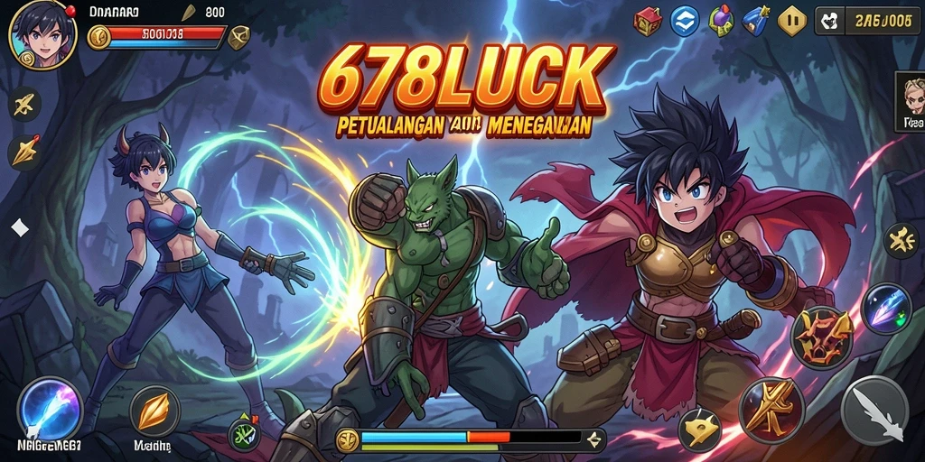 Tampilan aksi seru dari gameplay 678LUCK yang memukau.