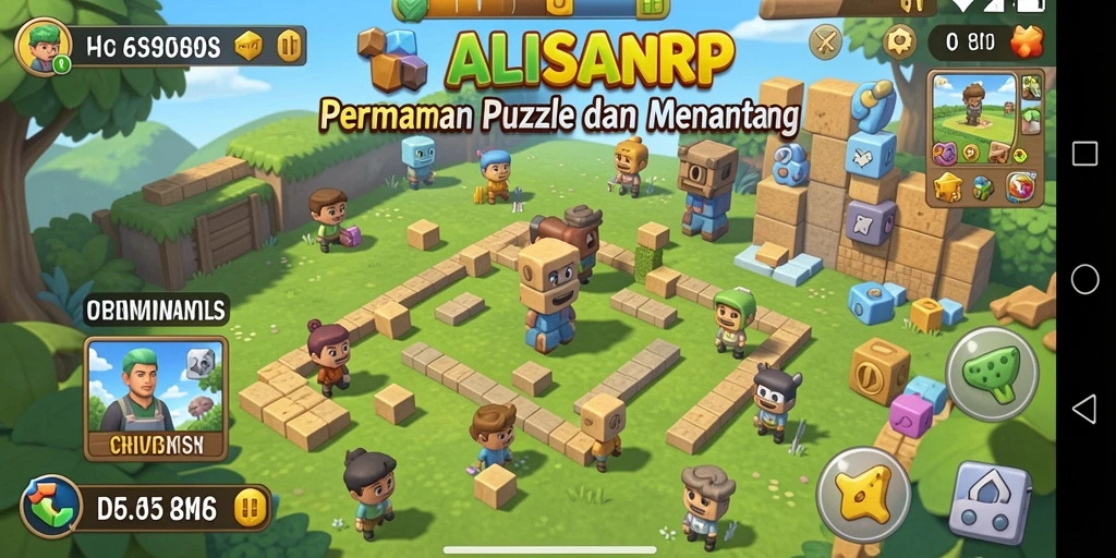 Tampilan gameplay ALISANRP yang menarik dan penuh tantangan.
