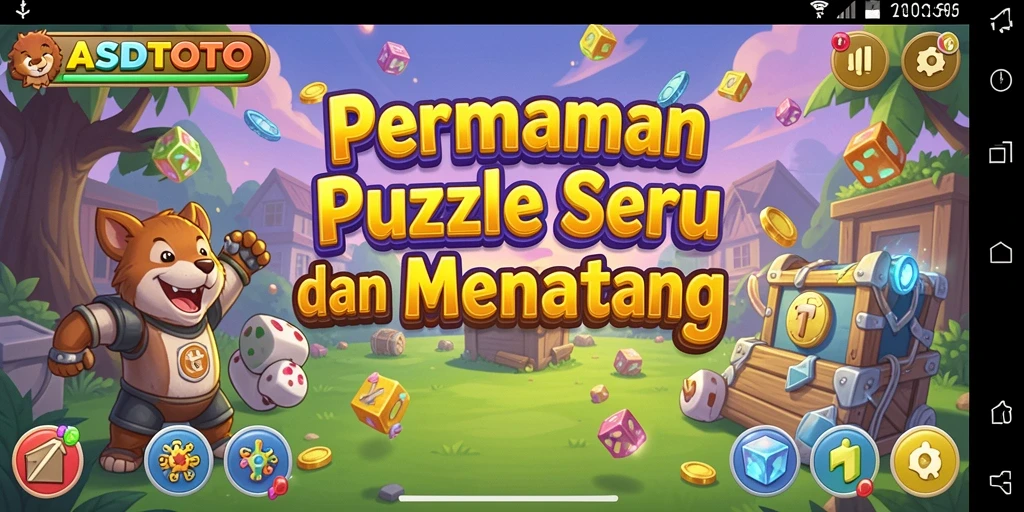 Screenshot ASDTOTO menunjukkan gameplay puzzle yang menantang dan menarik.