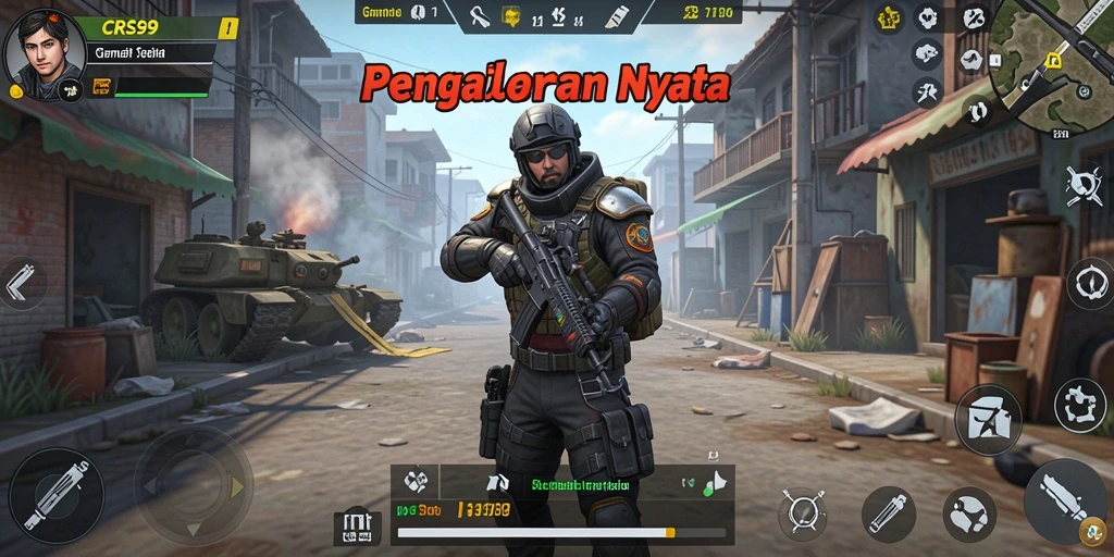 Screenshot gameplay dari <strong>CRS99</strong> menampilkan momen seru dalam simulasi kehidupan.
