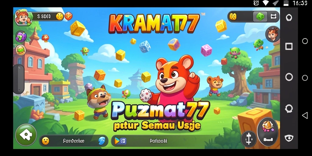 Screenshot gameplay KRAMAT77 yang menampilkan tantangan puzzle menarik.