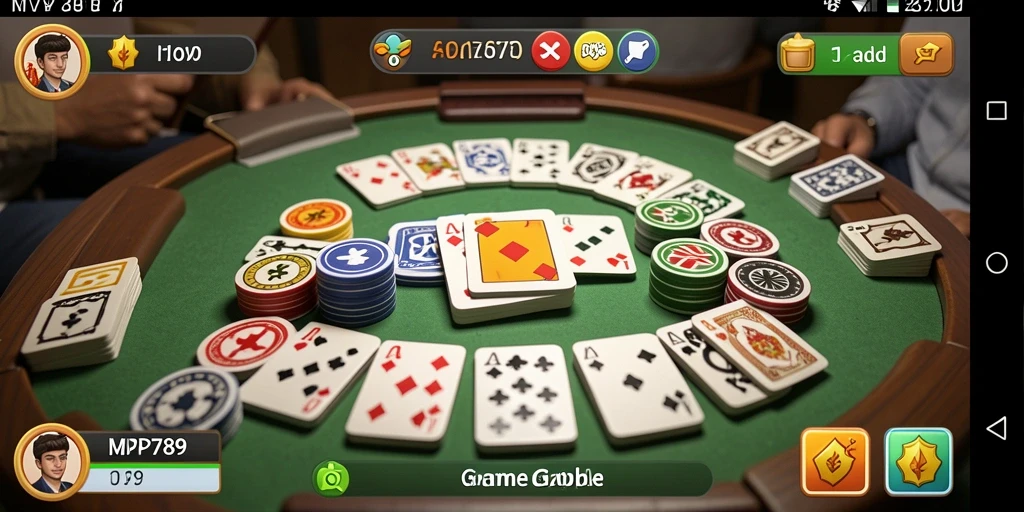 Screenshot utama MVP789 menampilkan gameplay seru Gaple dengan pemain yang aktif.