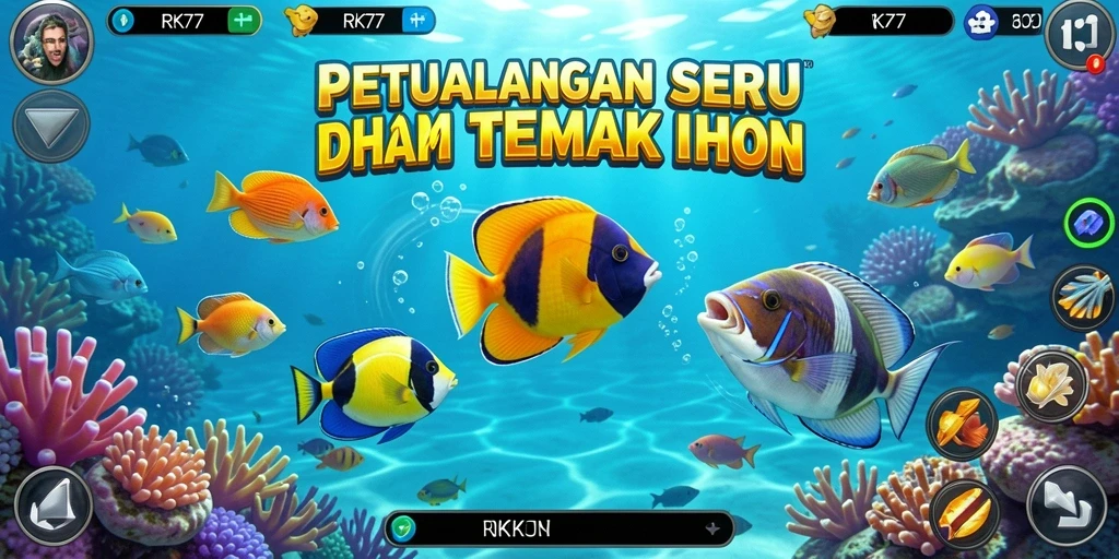 Tangkapan ikan besar dalam RK77 lewat gameplay yang seru.