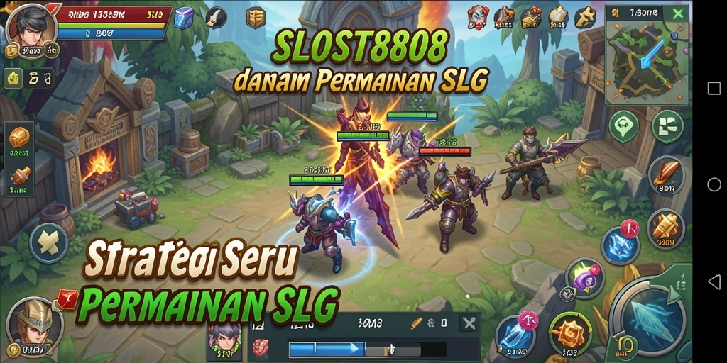Tampilan gameplay seru SLOST8808 dengan aksi pertempuran strategis.