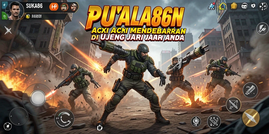 Tampilan gameplay mendebarkan dari SUKA86 yang menguji ketangkasan.